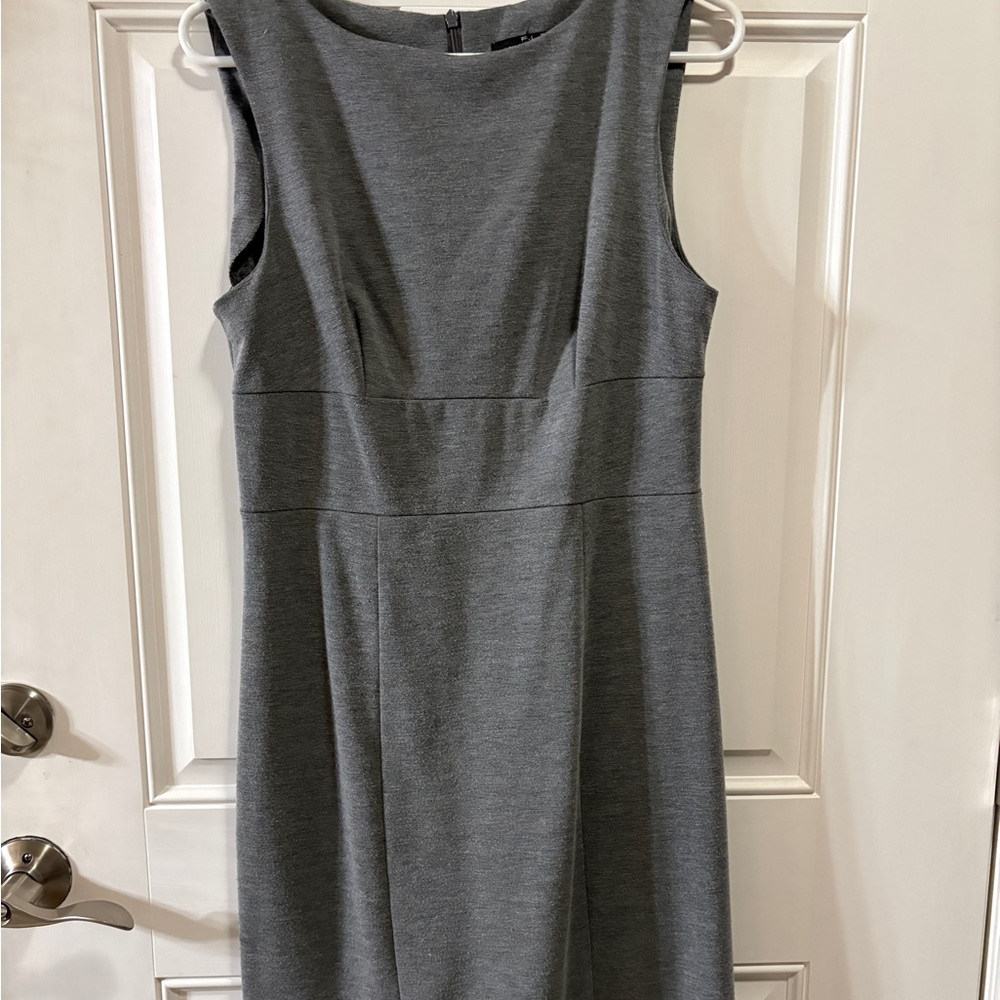 Chic Gray Midi Dress